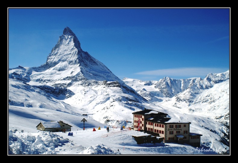 16 Cervin en hiver